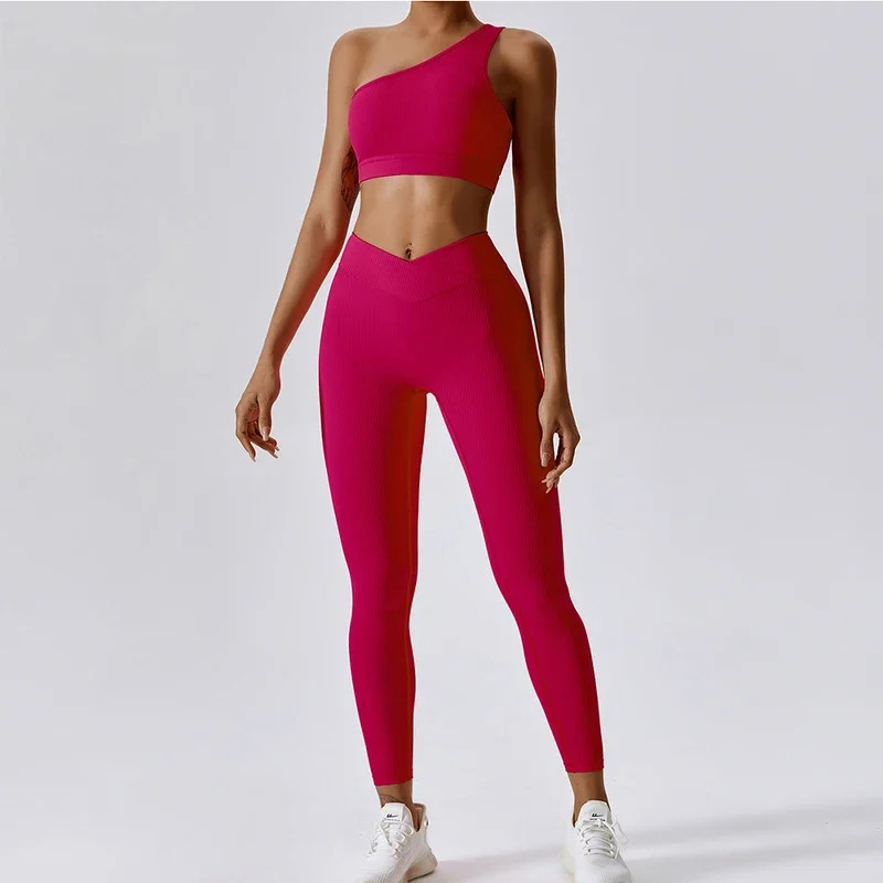 Yoga Fitness Hoodie - مضلع اليوغا مجموعة ملابس رياضية النساء