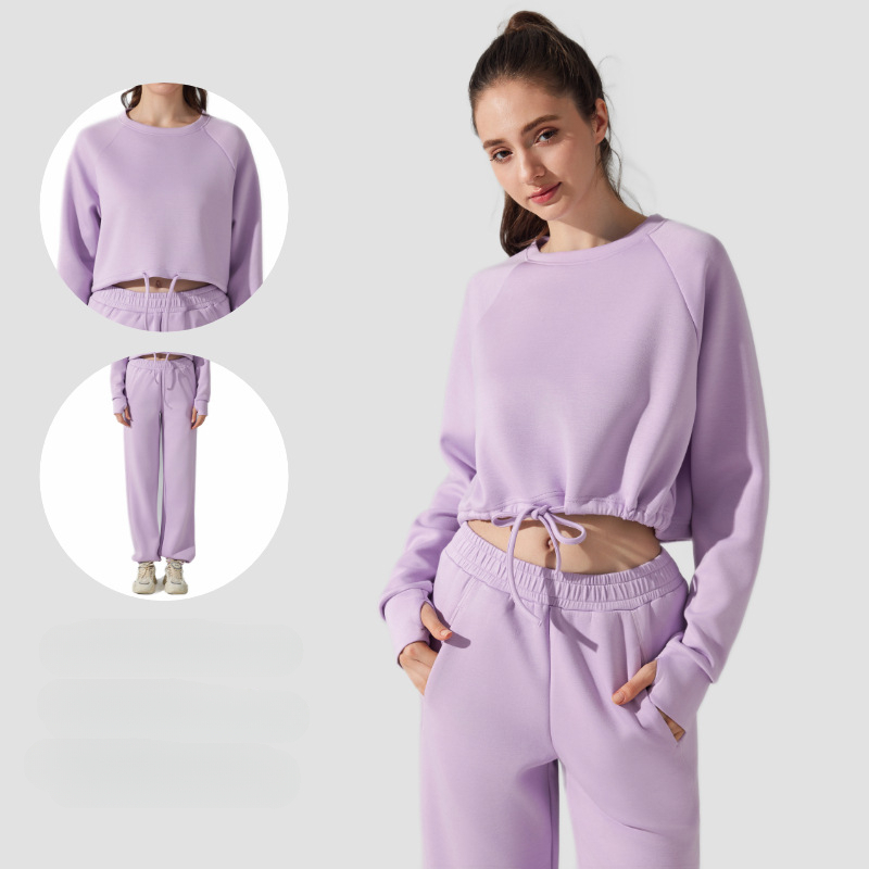 Yoga Fitness Hoodie - WESTSHAN سويت شيرت رياضي كاجوال مكون