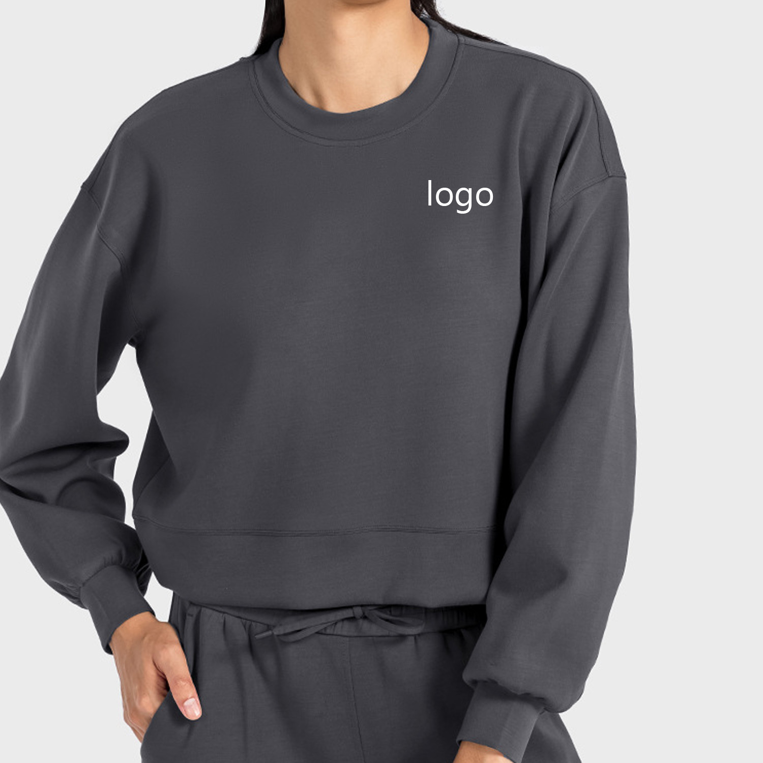 Yoga Fitness Hoodie - المرأة الرياضية هوديي طبقة الهواء السائل