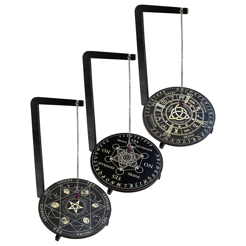 Yoga Fitness Board - الخشب البندول عرض موقف مجوهرات كريستال