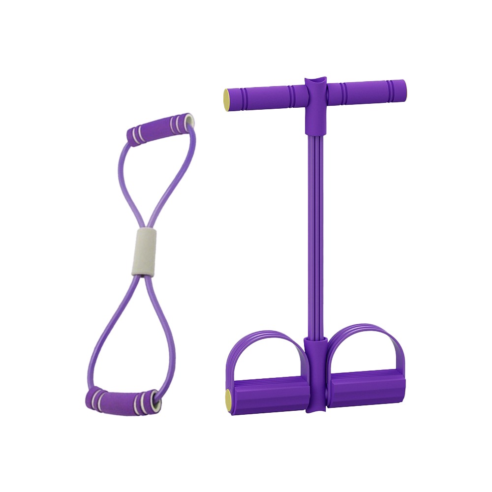 Yoga Pedal Puller Fitness Equipment - 6-أنبوب المقاومة العصابات مجموعة TPE مع