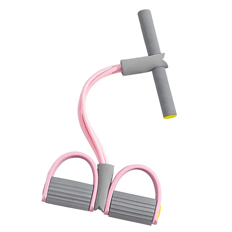 أربطة مقاومة بأربع أنابيب، حبل - مراجعة Yoga Pedal Puller Fitness Equipment وسعره