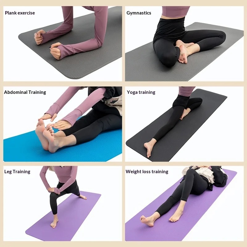 سجادة يوجا سميكة للغاية مضادة  - مراجعة Yoga And Fitness Mat وسعره