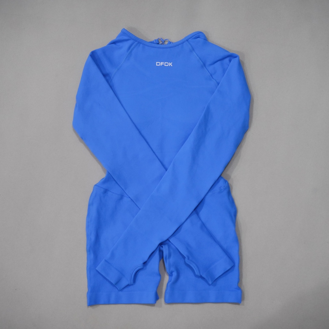 بدلة يوغا نسائية جديدة من DFDK - مراجعة Yoga Fitness Jumpsuit وسعره