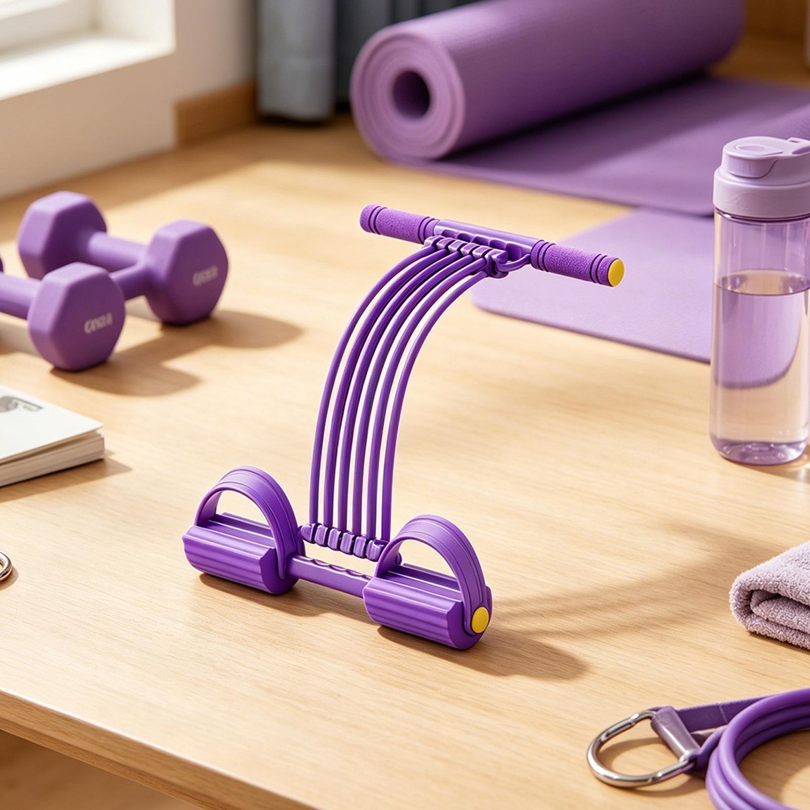 حزام مقاومة بـ 10 أنابيب لتمار - مراجعة Yoga Pedal Puller Fitness Equipment وسعره