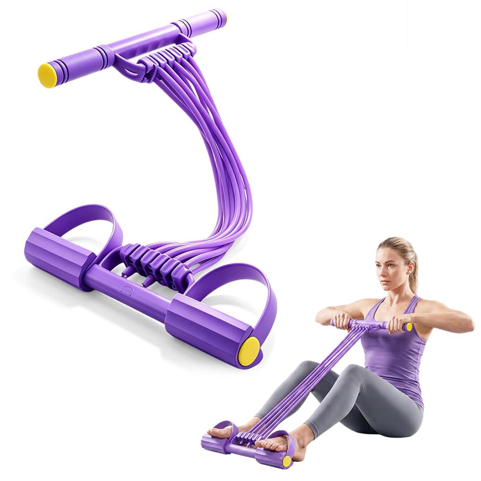 حزام مقاومة بـ 10 أنابيب لتمار - مراجعة Yoga Pedal Puller Fitness Equipment وسعره