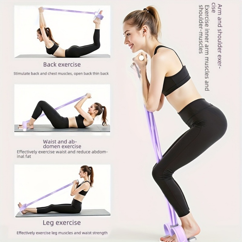 حبل شد متعدد الوظائف، حزام مقا - مراجعة Yoga Pedal Puller Fitness Equipment وسعره