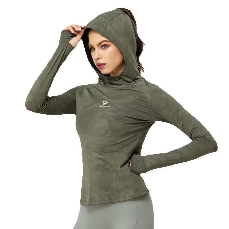 هوديز رياضية سريعة الجفاف مع ث - مراجعة Yoga Fitness Hoodie وسعره