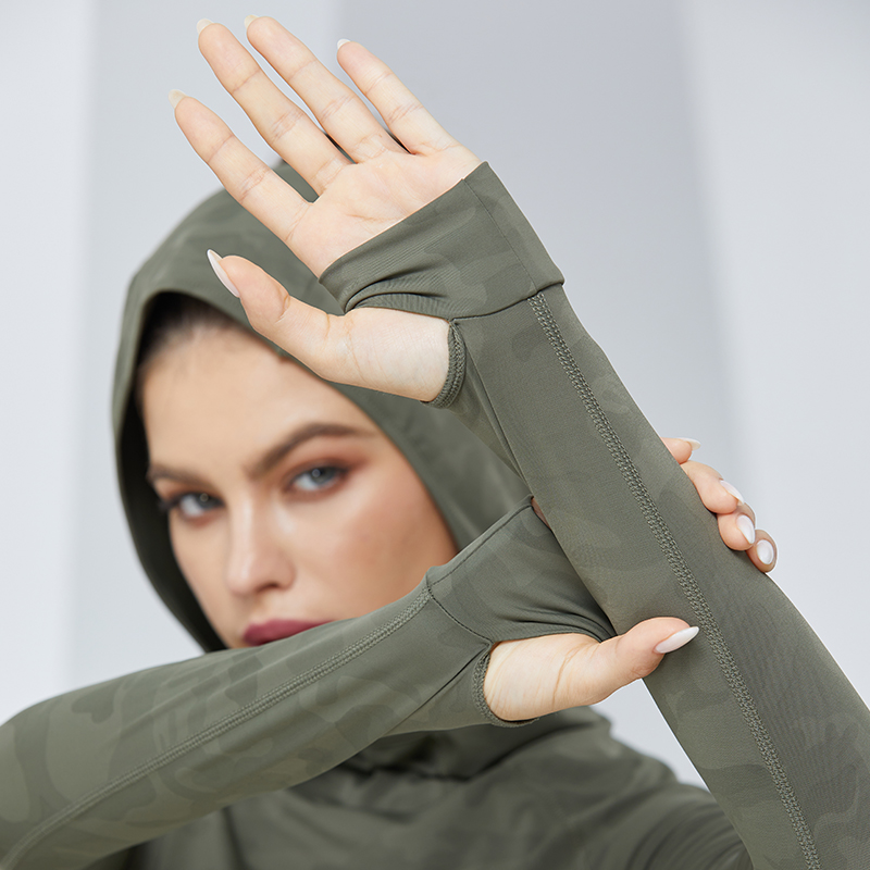 هوديز رياضية سريعة الجفاف مع ث - مراجعة Yoga Fitness Hoodie وسعره