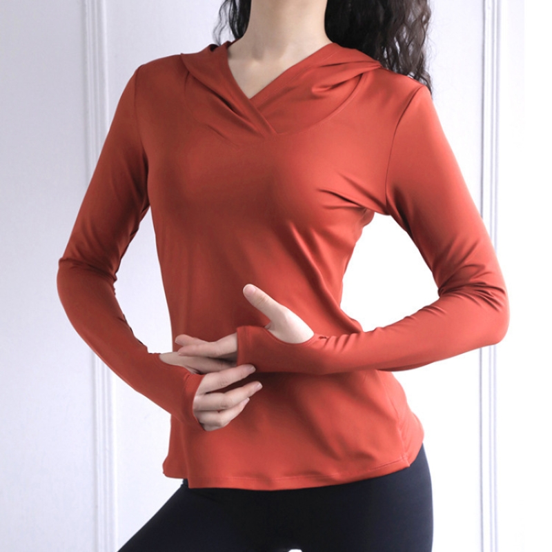 المرأة شوكة الظهر شبكة تنفس قم - مراجعة Yoga Fitness Hoodie وسعره