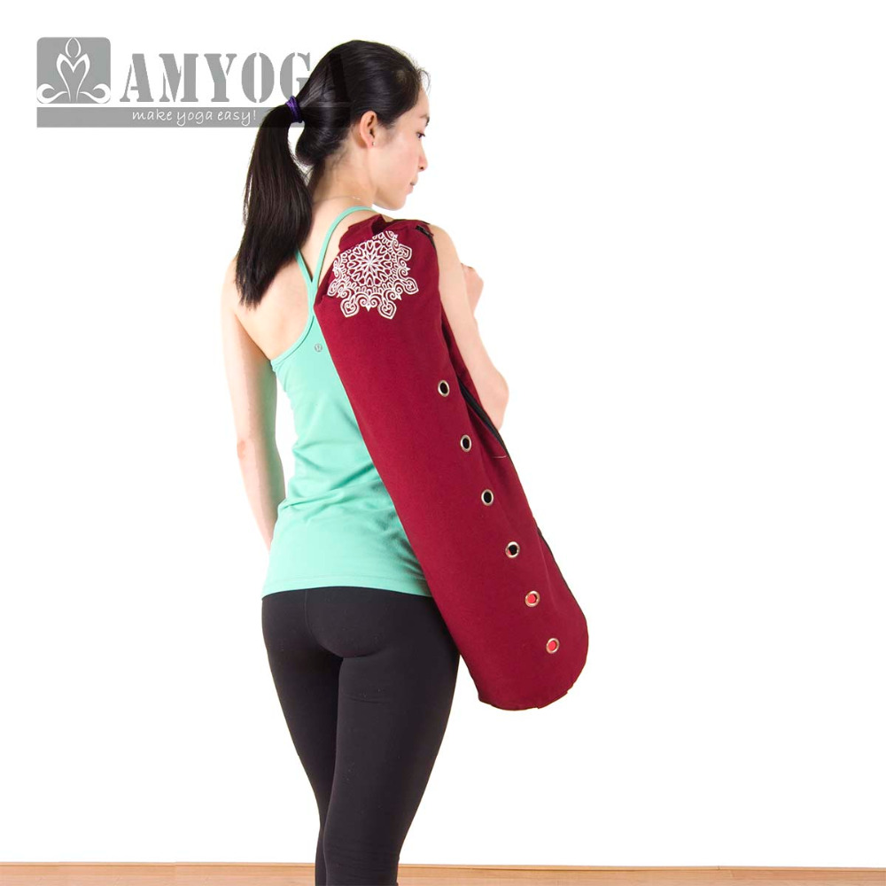 حقيبة يوغا قماشية بحزام كتف وا - مراجعة Yoga And Fitness Mat وسعره