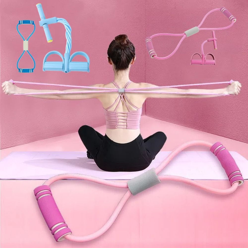 مجموعة أربطة مقاومة بـ 6 أنابي - مراجعة Yoga Pedal Puller Fitness Equipment وسعره