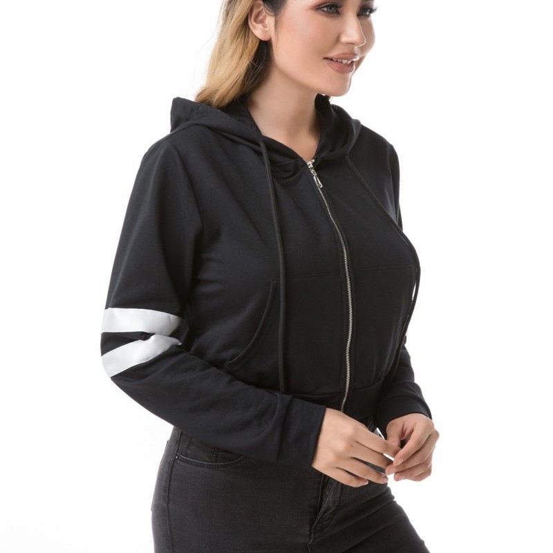 سترة رياضية نسائية بسحاب معطف  - مراجعة Yoga Fitness Hoodie وسعره