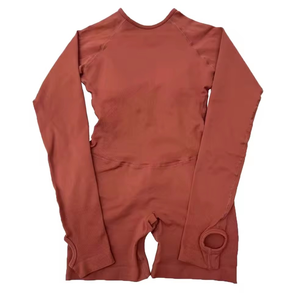 بدلة رياضية نسائية طويلة الأكم - مراجعة Yoga Fitness Jumpsuit وسعره