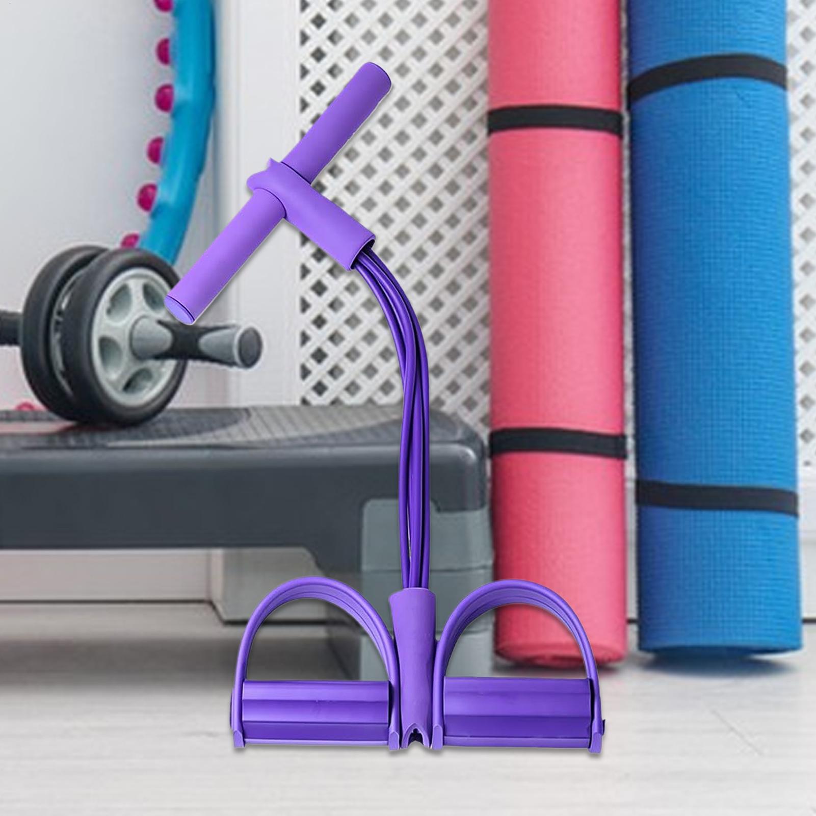 العصابات المقاومة 4-أنبوب اليو - مراجعة Yoga Pedal Puller Fitness Equipment وسعره