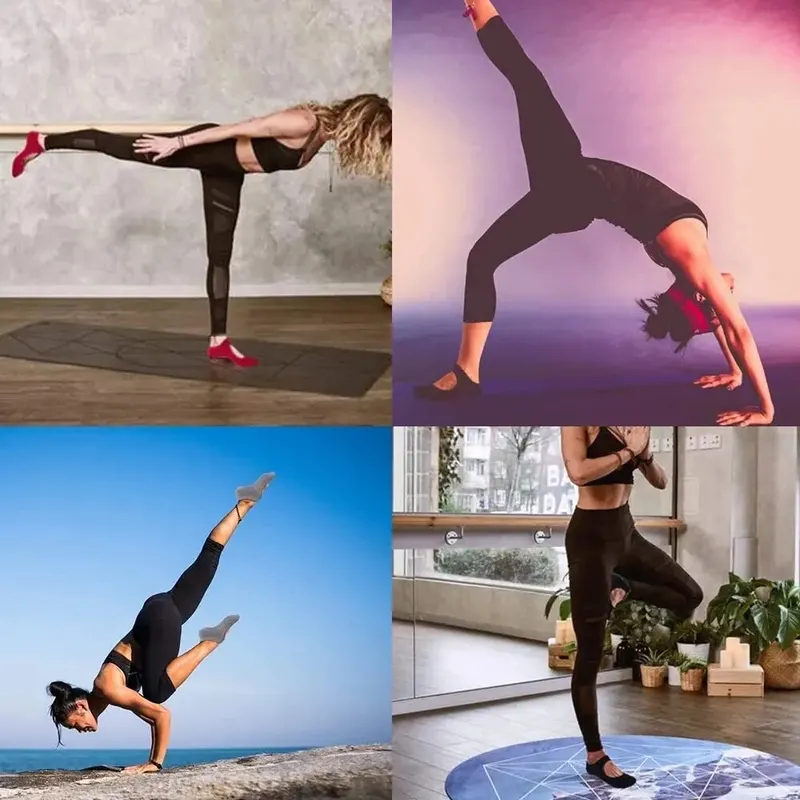 جوارب يوجا بدون كعب مضادة للان - مراجعة Yoga Fitness Gym وسعره